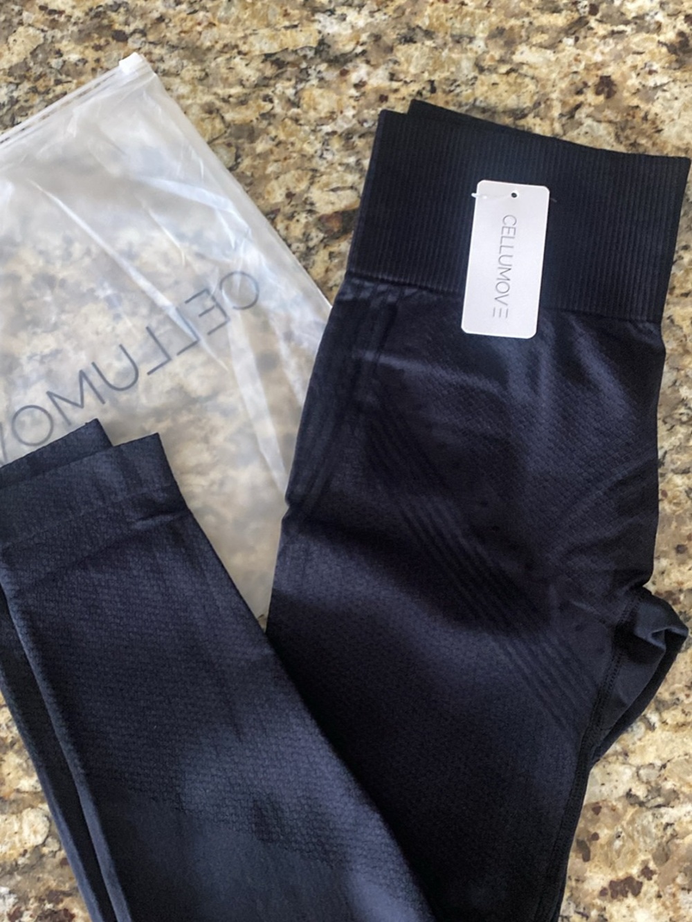High-Waist Black Leggings